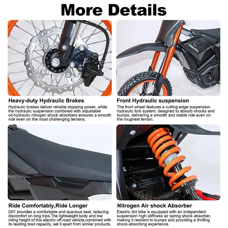 2026 new E-Bike3000W motor electric scooter 20ah lithium battery powered full suspension off-road vehicle electric mountain bike - Power Sports Electric Scooters