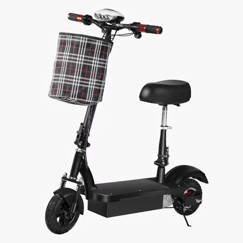 350 Watt Electronic Electric Scooter Removable Seat Front Double Shock Absorber App Voice Control 30-40 km Range - Power Sports Electric Scooters
