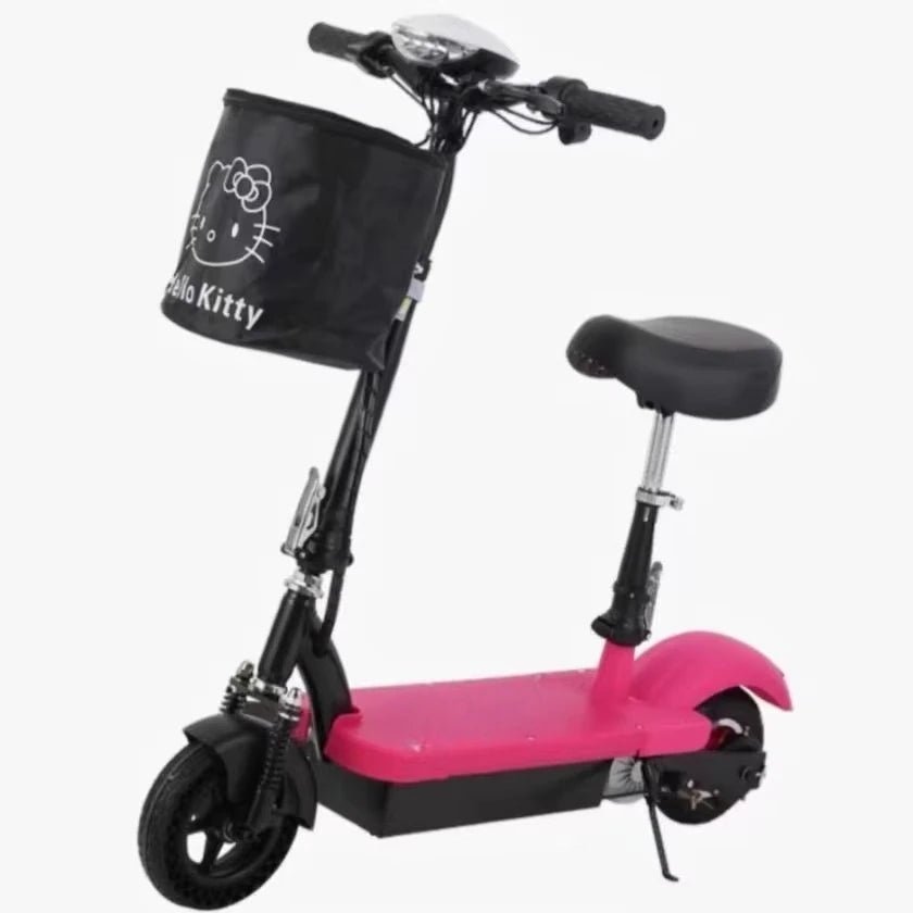 350 Watt Electronic Electric Scooter Removable Seat Front Double Shock Absorber App Voice Control 30-40 km Range - Power Sports Electric Scooters