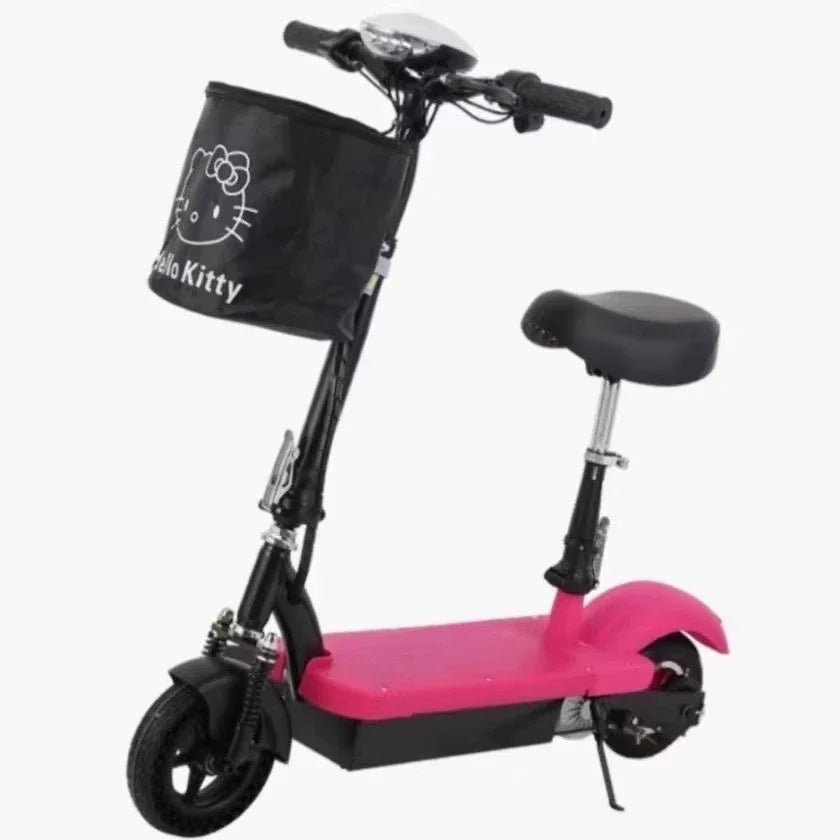 350 Watt Electronic Electric Scooter Removable Seat Front Double Shock Absorber App Voice Control 30-40 km Range - Power Sports Electric Scooters
