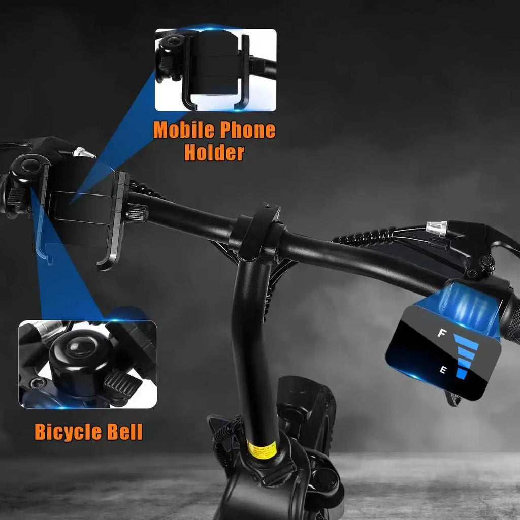 DEEPOWER C14 electric scooter can carry weight on the pedals and is equipped with a 500w motor and a waterproof lithium battery - Power Sports Electric Scooters