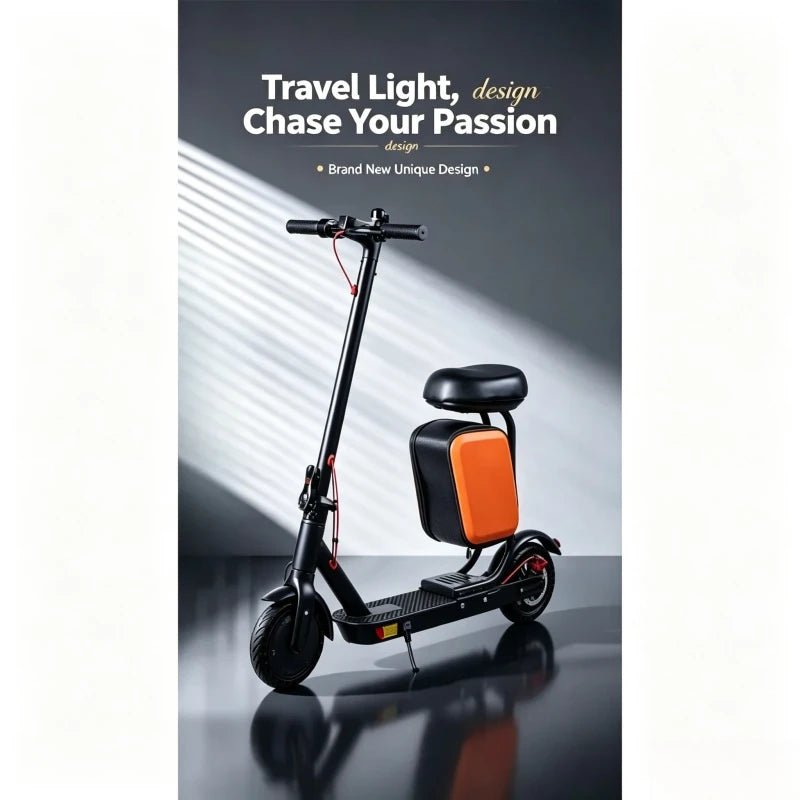 Electric Scooter Foldable Portable E Bike Urban Commuting Vehicle For Adults Students Daily City Travel Transportation - Power Sports Electric Scooters