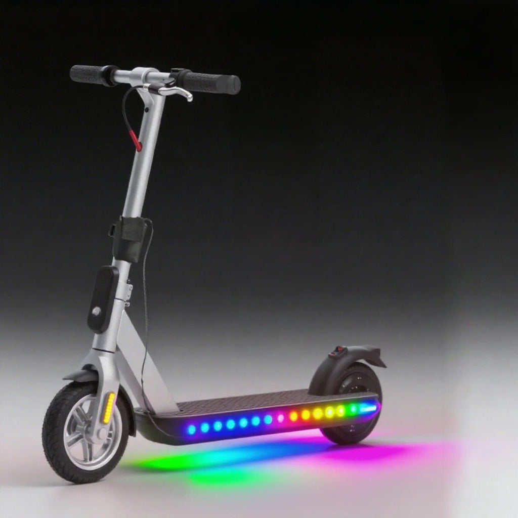 Electric Scooter LED Light Strip, USB/Battery Dual-Mode Power Supply, Universal Night Riding Warning Light, Safety Light Strip, - Power Sports Electric Scooters