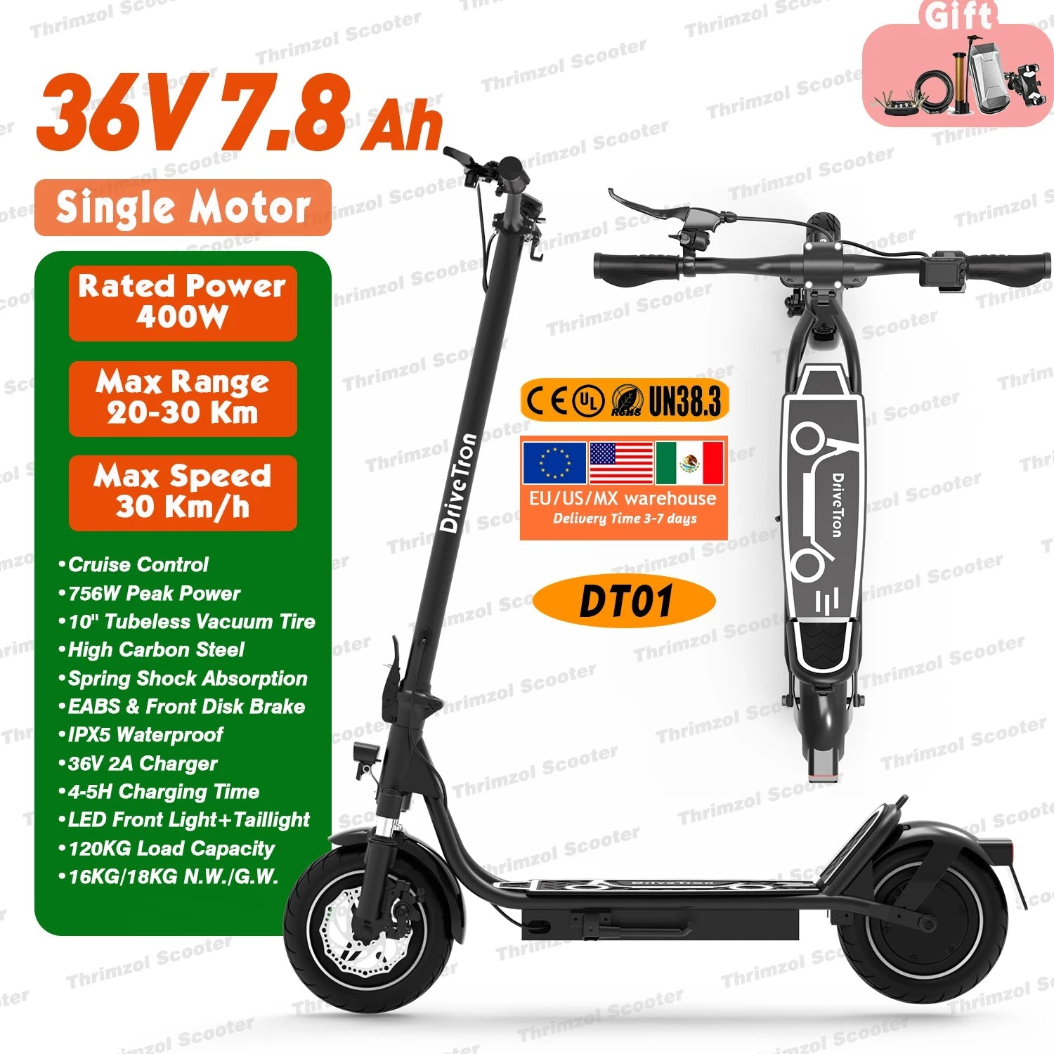 Fast Delivery Cheap Electric Scooters For Adult 400W 36V13Ah E Scooter Roadworthy Electric Roller 30 kmh Folding Scooters - Power Sports Electric Scooters
