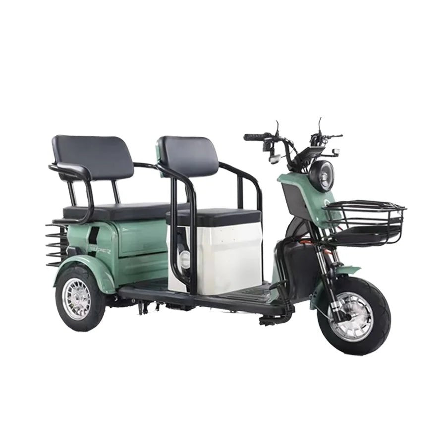 High Speed Electric Tricycle Motorized Cargo 3 Wheel Bicycle Three Wheel Electric Scooters Bike Electric Tricycle for Passager - Power Sports Electric Scooters