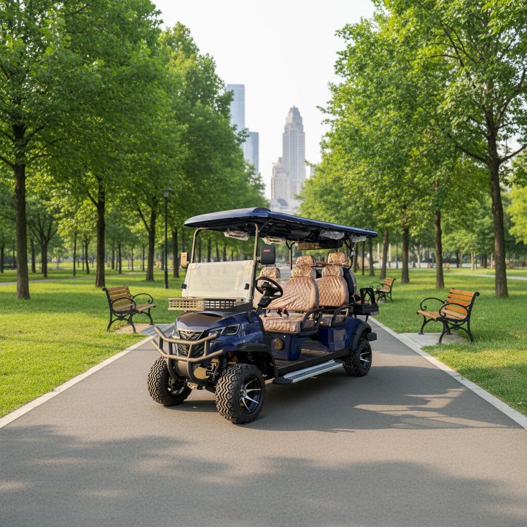 New Design 72V Electric Golf Buggy 6 Seat Utility Golf Cart CE Certified Electric Scooter Electric Golf Buggy - Power Sports Electric Scooters