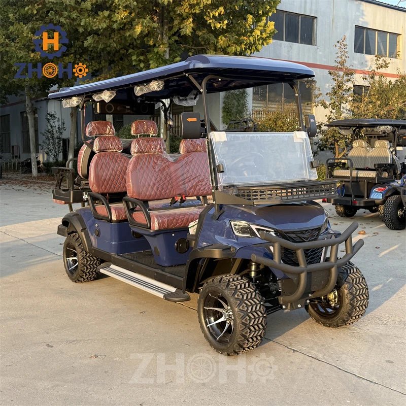 New Design 72V Electric Golf Buggy 6 Seat Utility Golf Cart CE Certified Electric Scooter Electric Golf Buggy - Power Sports Electric Scooters