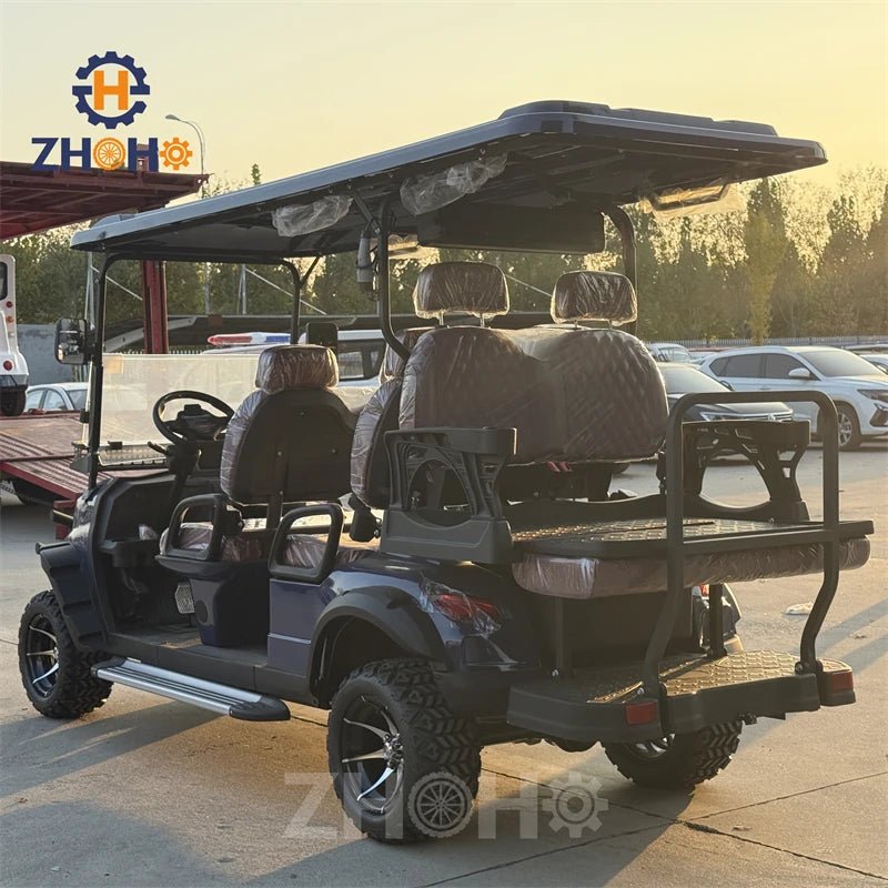 New Design 72V Electric Golf Buggy 6 Seat Utility Golf Cart CE Certified Electric Scooter Electric Golf Buggy - Power Sports Electric Scooters
